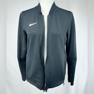 Nike Black Full Zip Training Jacket Women’s Small | Side Zippers | Athletic